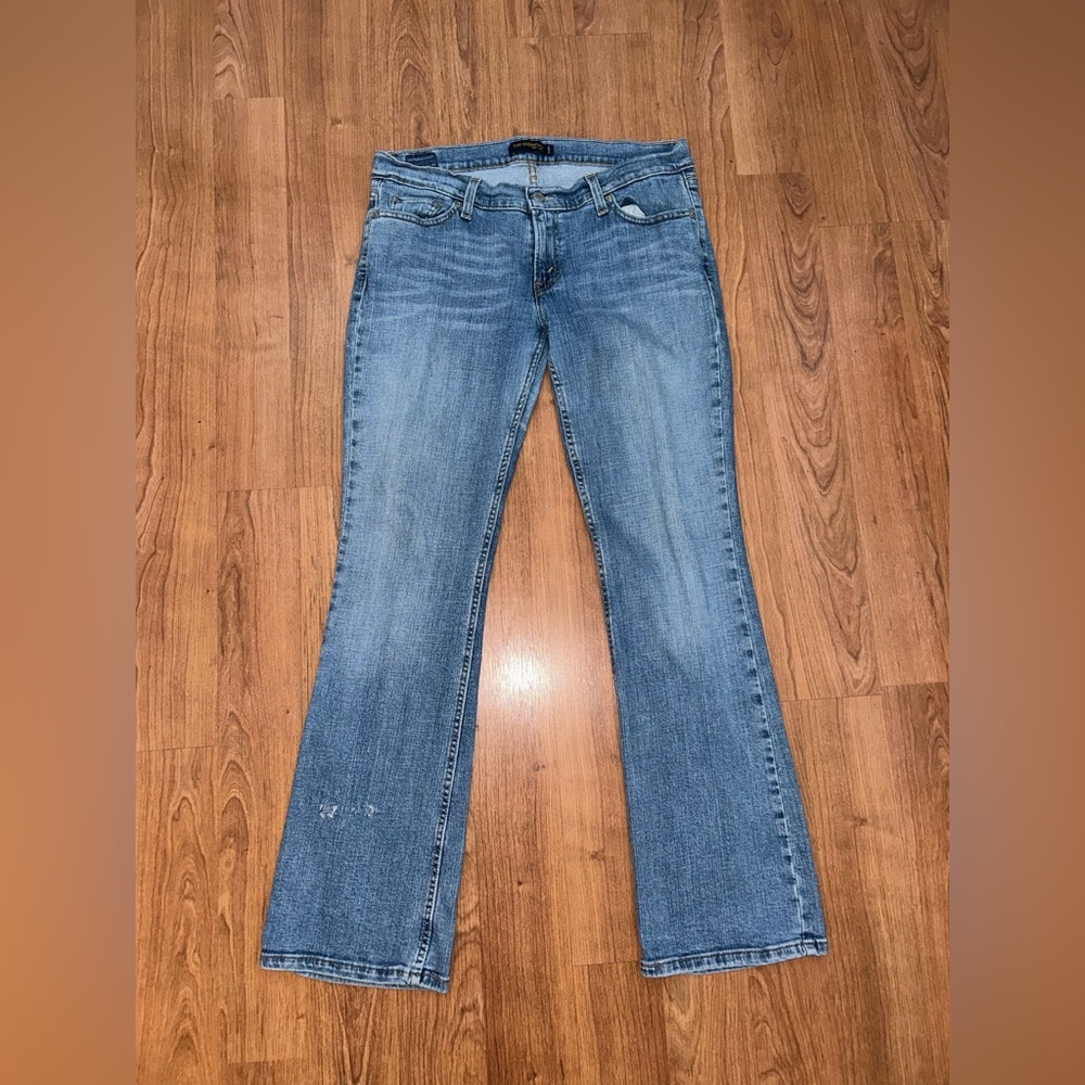 Levis 524 Too Superlow Women's Jeans Size 13M Bootcut Blue Denim